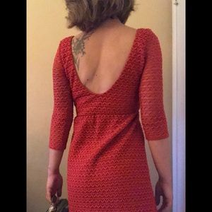 Orange  Mini Dress 李